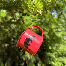 Load image into Gallery viewer, Crabby - Mini Enamel Campfire Espresso Mugs or Ornaments 3oz
