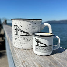 Load image into Gallery viewer, Gateway - Mini Enamel Campfire Espresso Mugs or Ornaments 3oz
