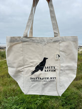 Load image into Gallery viewer, Salty Raven Canvas Tote Bag
