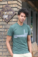 Load image into Gallery viewer, Portland Bridges *Limited Edition* T-Shirt - Unisex Heather Forest
