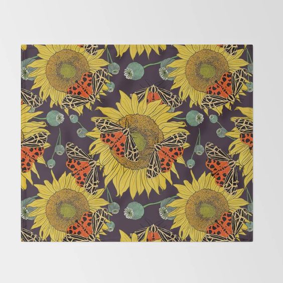 Sunflower & Tiger Moth Home Products - Blanket