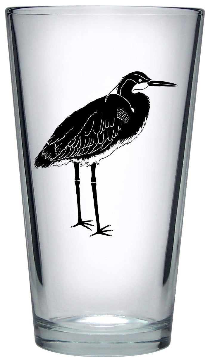 Blue Heron Pint Glass