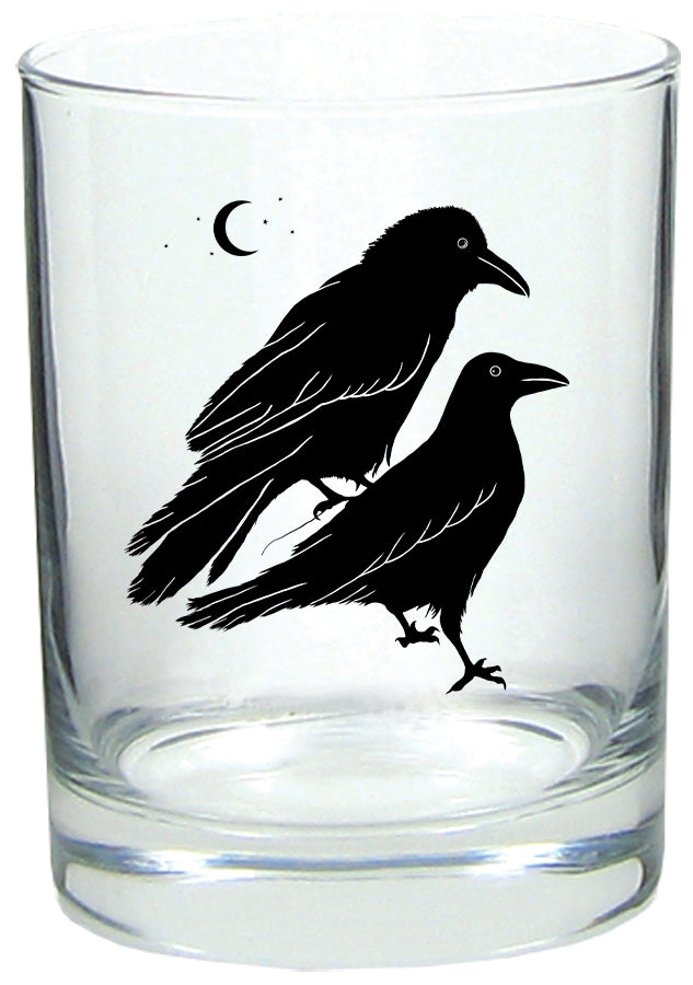 Celestial Raven Rocks Glass