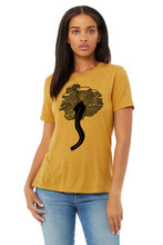 Load image into Gallery viewer, Chanterelle T-Shirt - Women&#39;s Heather Mustard Triblend
