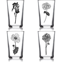 Load image into Gallery viewer, Flower Euro Wine 4 Pack Black Set
