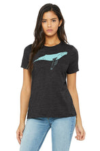 Load image into Gallery viewer, Humpback Whale T-Shirt - Women&#39;s Dark Grey Heather
