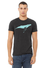 Load image into Gallery viewer, Humpback Whale T-Shirt - Unisex Dark Grey Heather
