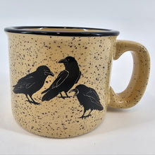 Load image into Gallery viewer, Raven&#39;s Chat Ceramic Campfire Mug
