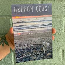 Load image into Gallery viewer, Oregon Coast Yellow Lab Postcard
