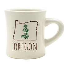 Load image into Gallery viewer, Oregon Pine 10oz 2 color Diners Mug
