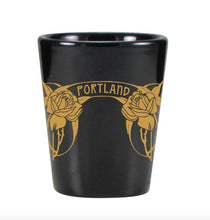 Load image into Gallery viewer, Portland Art Nouveau Roses Shot Glass
