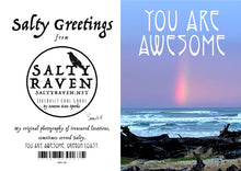 Load image into Gallery viewer, Rainbow &quot;You are Awesome&quot; Blank Greeting Card
