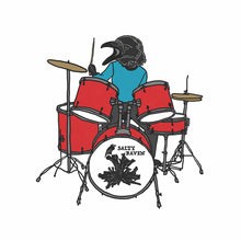 Load image into Gallery viewer, Salty Raven Drums Iron-On-Patch
