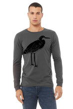 Load image into Gallery viewer, Blue Heron *Limited Edition* Long Sleeve T-Shirt - Unisex Asphalt
