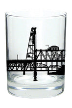 Load image into Gallery viewer, Portland Bridges Rocks Glass
