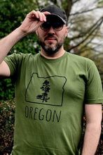 Load image into Gallery viewer, Oregon Pine T-Shirt - Unisex Olive
