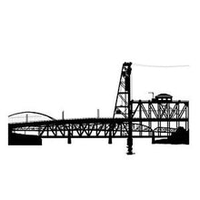 Load image into Gallery viewer, Portland Bridges *Limited Edition* T-Shirt - Unisex Heather Forest
