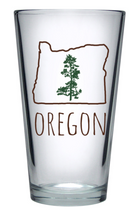 Load image into Gallery viewer, Oregon Pine Pint Glass

